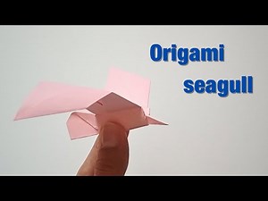 Beautiful Origami Seagull //Easy Origami Seagull Tutorial