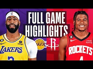LAKERS at ROCKETS | FULL GAME HIGHLIGHTS | April 2, 2023