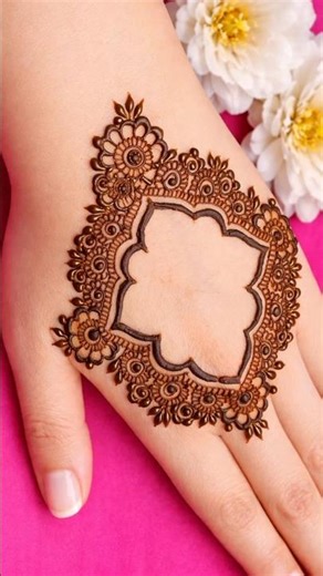 Beautiful Circle Mehndi Design for Hands | Easy Arabic Mehndi Design 2026 | Stylish #beautiful