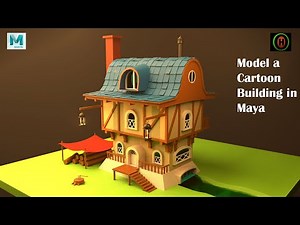 Autodesk Maya | How to Model a Cartoon Building | M#4