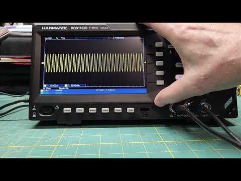 HANMATEK DOS1102S Oscilloscope Test 20250223