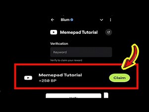 Memepad Tutorial Blum Video Code | Blum Today Verification Keyword Memepad Tutorial