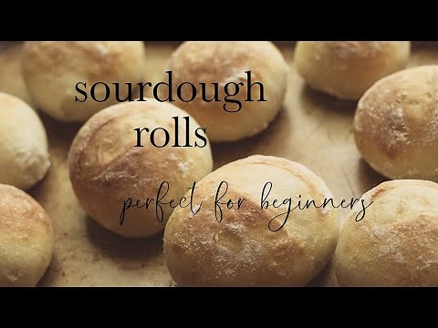 Crusty Sourdough Rolls Recipe and Tutorial