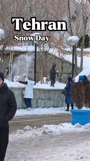 How People Enjoy Snowy Days in Tehran #iranview #exploreiran