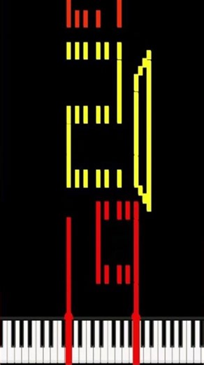 Numbers 12 to 25 on Piano | Jingle Bells Melody (MIDI Art)