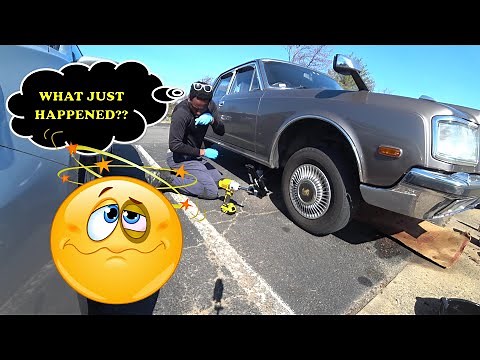 Scissor Jack Fail! My Car Gave Me a Concussion!! (1992 Toyota Century)