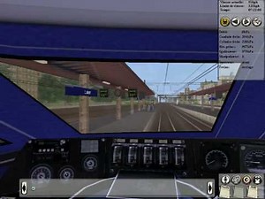trainz railroad simulator 2007 - TGV montparnasse. Part 1.