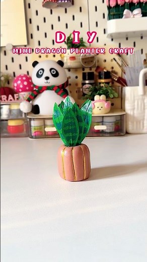 Diy Mini Dragon Plant Planter Craft#shorts #viralshort #reuse #diy #handmade #crafting #trending