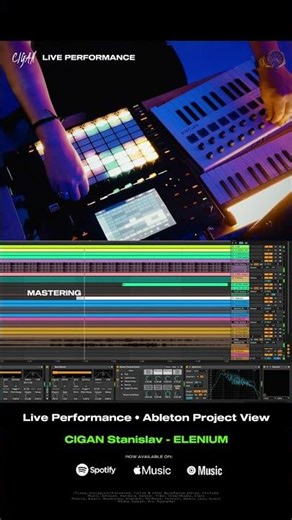 Melodic Techno Live • Ableton Project View | CIGAN Stanislav – ELENIUM