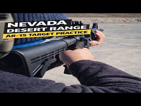 Nevada Desert Range | AR-15 Target Practice