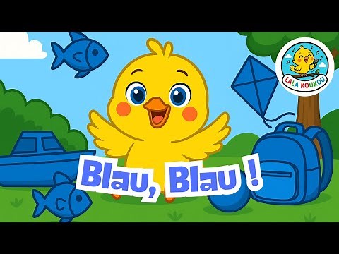 Lala singt Lieder von der Farbe Blau💙| Deutsch singen & lernen für Kinder