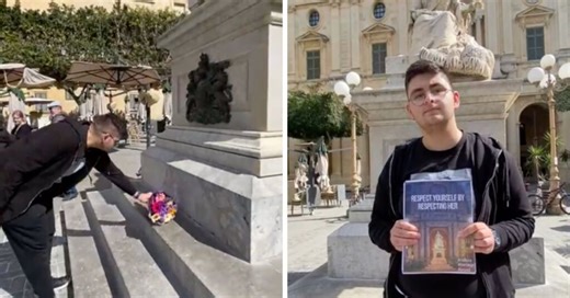 Watch: Young Maltese Royalist Calls Out ‘Anti-British Clowns’ Who Blocked Queen Victoria Monument