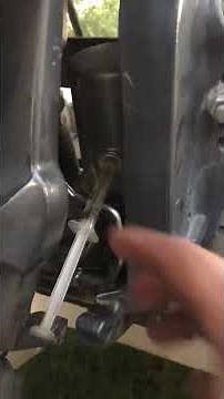 How to refill a Yamaha trim tilt
