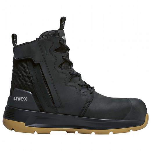 uvex 3 x-flow zip work boots | safety footwear | uvex safety Australia | Work Boots