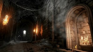 Castle, Dungeon, Corridor. Free Stock Video