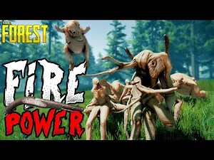 The Forest | FIRE POWER | 1 Life Challenge 10 | HARD SURVIVAL