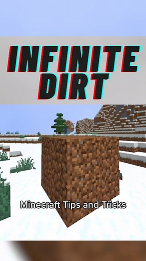 Minecraft Infinite Dirt Duplication Java & Bedrock Tutorial