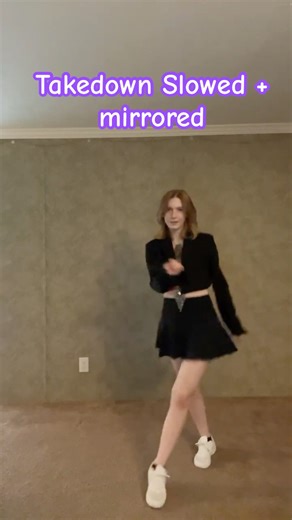 Slowed + mirrored! Check out my step by step tutorial on my channel! #takedown #huntrix #kpop #dance