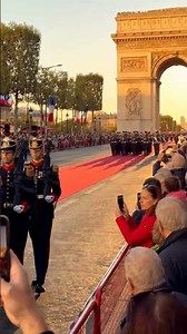 Infantry Parade on Champs-Élysées 🇫🇷 | Paris Golden Hour