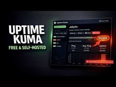 Uptime Kuma - Free Self-Hosted Monitoring for Your Home Server