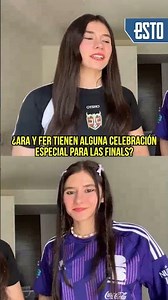 ¡SE VIENE FESTEJO NUEVO DE ARA Y FER PARA LAS FINALES DE QUEENS! 😍😎 #esto #deportes