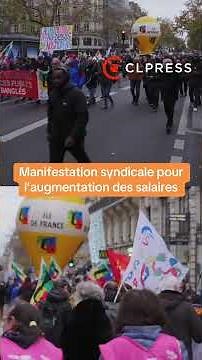 Manifestation pour l'augmentation des salaires en France