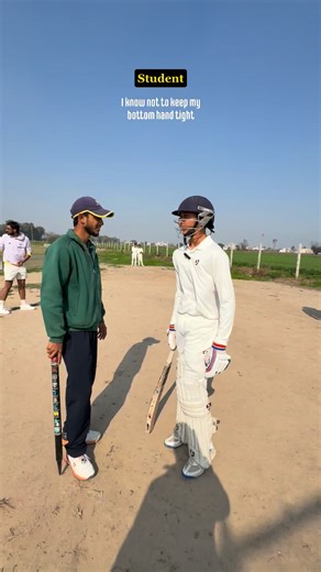 Yograj Singh Cricket Academy Patiala | A student tells yashik sir our coach , what his issue is. We solve it , we will fix it and provide a road map. | Instagram