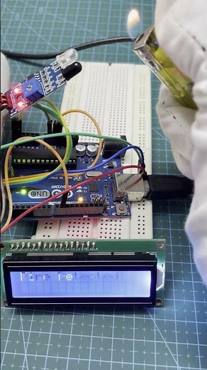 Fire detection using IR sensor