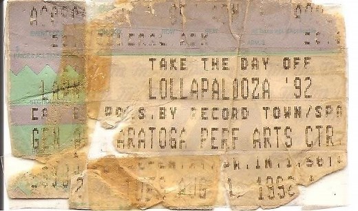 Aug 04, 1992: Lollapalooza 1992 at Saratoga Performing Arts Center Saratoga Springs, New York, United States | Concert Archives
