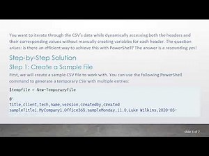 Efficiently Use PowerShell to Handle CSV Data with Multiple Headers and Values