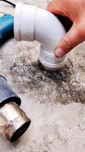 How to Fit an Oversized PVC Pipe into a Tight Opening!