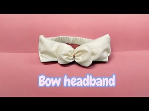 How to make bow headband sewing tutorial ✨ 🎀 DIY Baby Girl Hairband | Mindful Stitch✨