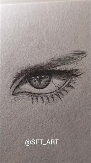 Drawing angry eyes...✨ #art #eyes #angry #sketch #shorts