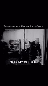 Rare footage of Edward Hopper’s life (1965)🪽🖌️🫟 #edwardhopper #edwardhopperhouse #americanart | Contemporary Art