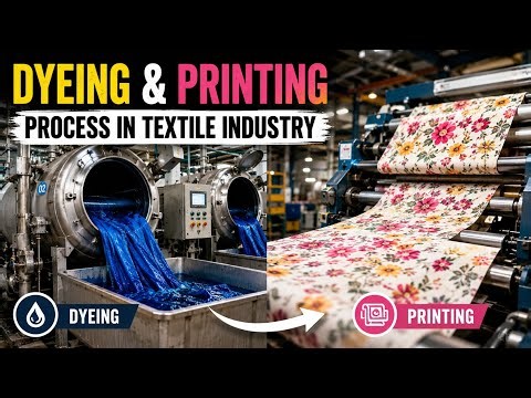 Dyeing and Printing Process in Textile Industry