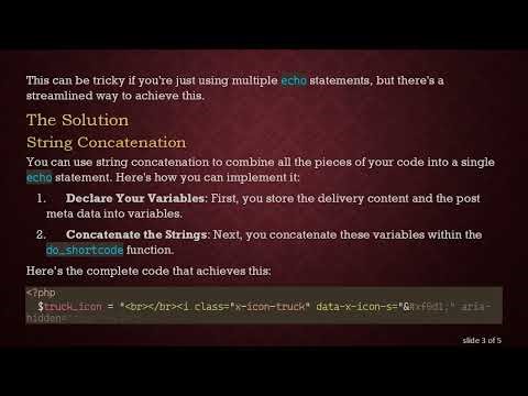 How to Effectively Embed echo Statements Within Other echo Statements in PHP