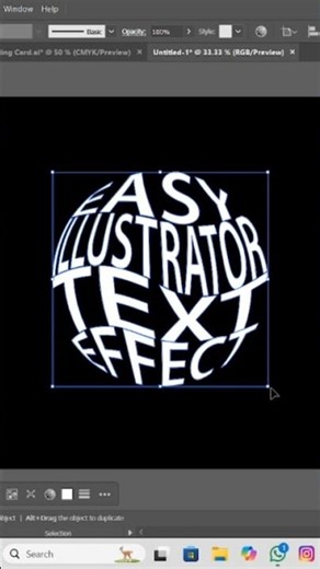 Insane Envelope Distort Text Effect in Illustrator | Mind-Blowing Typography Trick!