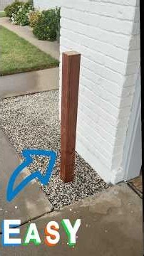Setting a fence post is SIMPLE