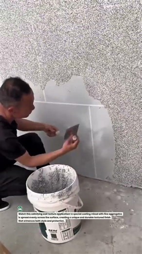 Amazing Wall Texture Finish! #construction #wallfinish #DIY #shorts #builder #design
