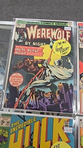 We're adding new KEY comic books to our display wall TODAY! 1st black costume, 2nd Moon Knight, 1st Creature Commandos, 1st Doc Samson, Iconic horror covers and MORE! #partakeinpaducah #infinitecollectibles #keycomics #keycomicsforsale #comicsforsale🔥 #comicsbookstore #igcomics #igcomicbooks #igcomicsfam | Infinite Collectibles