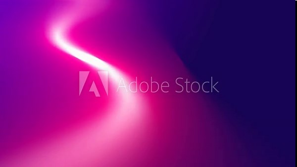 Slow-mo close up animation of a squiggly line with varying shades of pink.