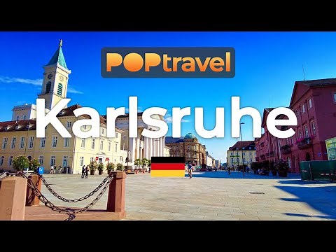 KARLSRUHE, Germany 🇩🇪- Summer Tour - 4K 60fps