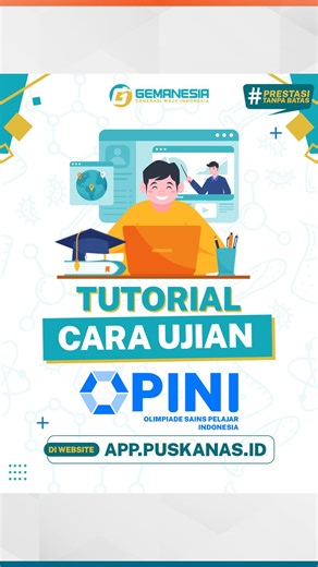 Kompetisi Sains Nasional on Instagram: "Simak dulu ya tutorial ujian OPINI 2025 yang akan dilaksanakan hari Minggu nanti. Biar ngga kagok nanti pas sudah eksekusi soalnya, kan? Generasi Maju Indonesia (Gemanesia) mempersembahkan: OLIMPIADE SAINS PELAJAR INDONESIA (OPINI) 2025 Untuk Jenjang SD, SMP, SMA, dan Mahasiswa Tingkat Nasional. PELAKSANAAN: 🗓 Hari, Tanggal: Minggu, 21 September 2025 🏡 Tempat: Online melalui http://app.puskanas.id Biaya pendaftaran: 🖼 Gratis dengan syarat 💸 Member Prem