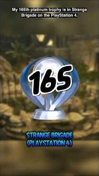 Strange Brigade Platinum Trophy #strangebrigade #brigade #gaming #platinum #trophyhunter #shorts