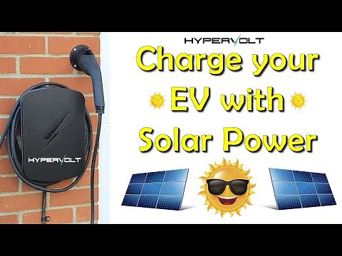 Solar Charging your EV with a Hypervolt EV Charger