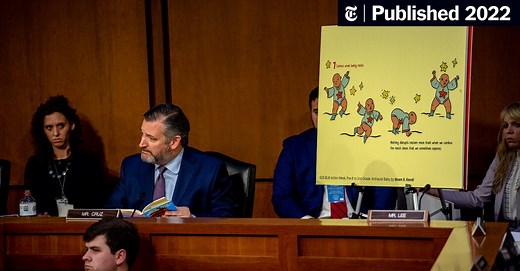 Cruz and Jackson spar over antiracism curriculum at a private school. (Published 2022)