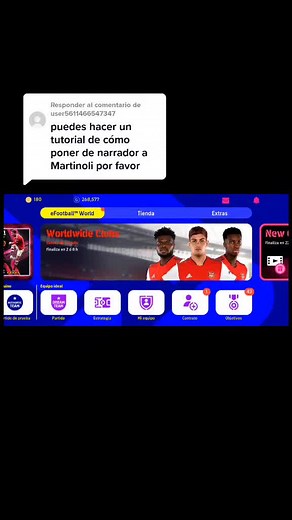 Cómo poner narrador en eFootball 2022 y personalizar la voz de fútbol
