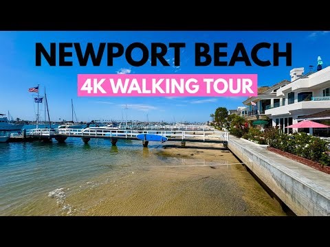Newport Beach & Balboa Island Walk — California’s Coastal Paradise in 4K