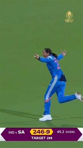 India have their crowning moment in Mumbai 🤩🏆 The hosts clinch the #CWC25 title with a memorable win over South Africa 👏 To watch ICC Cricket World Cup LIVE, broadcast details 📲 http://bit.ly/46IKZtI | ICC - International Cricket Council