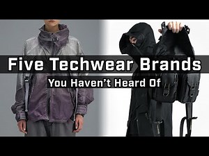 Top 5 Alternative Techwear Brands! Ep. 6